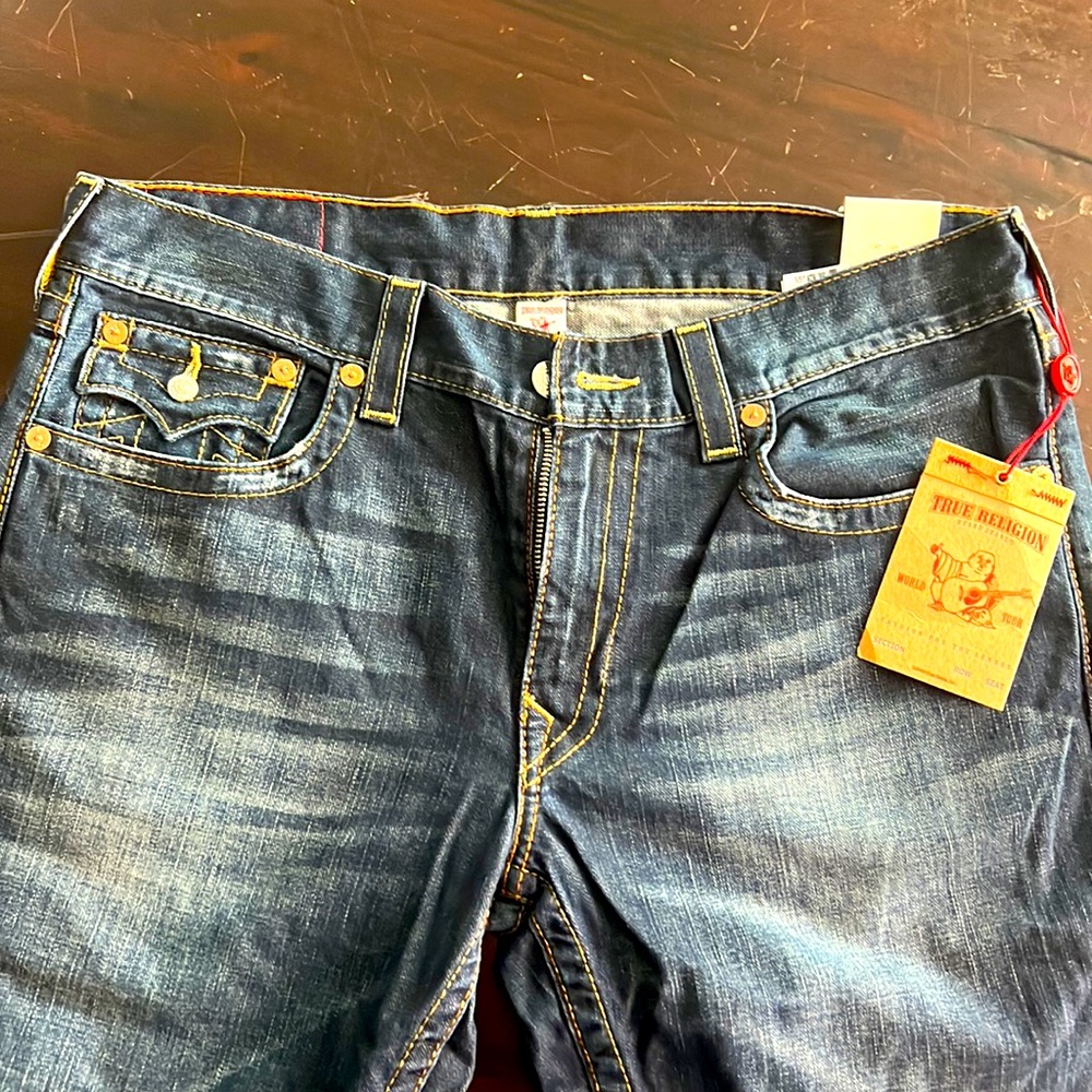 True religion men’s jeans W36 cut slim